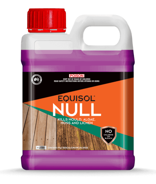 Mould remover for outdoor timber