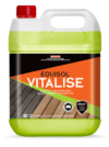 Equisol Vitalise cleans and rejuvenate exterior timber