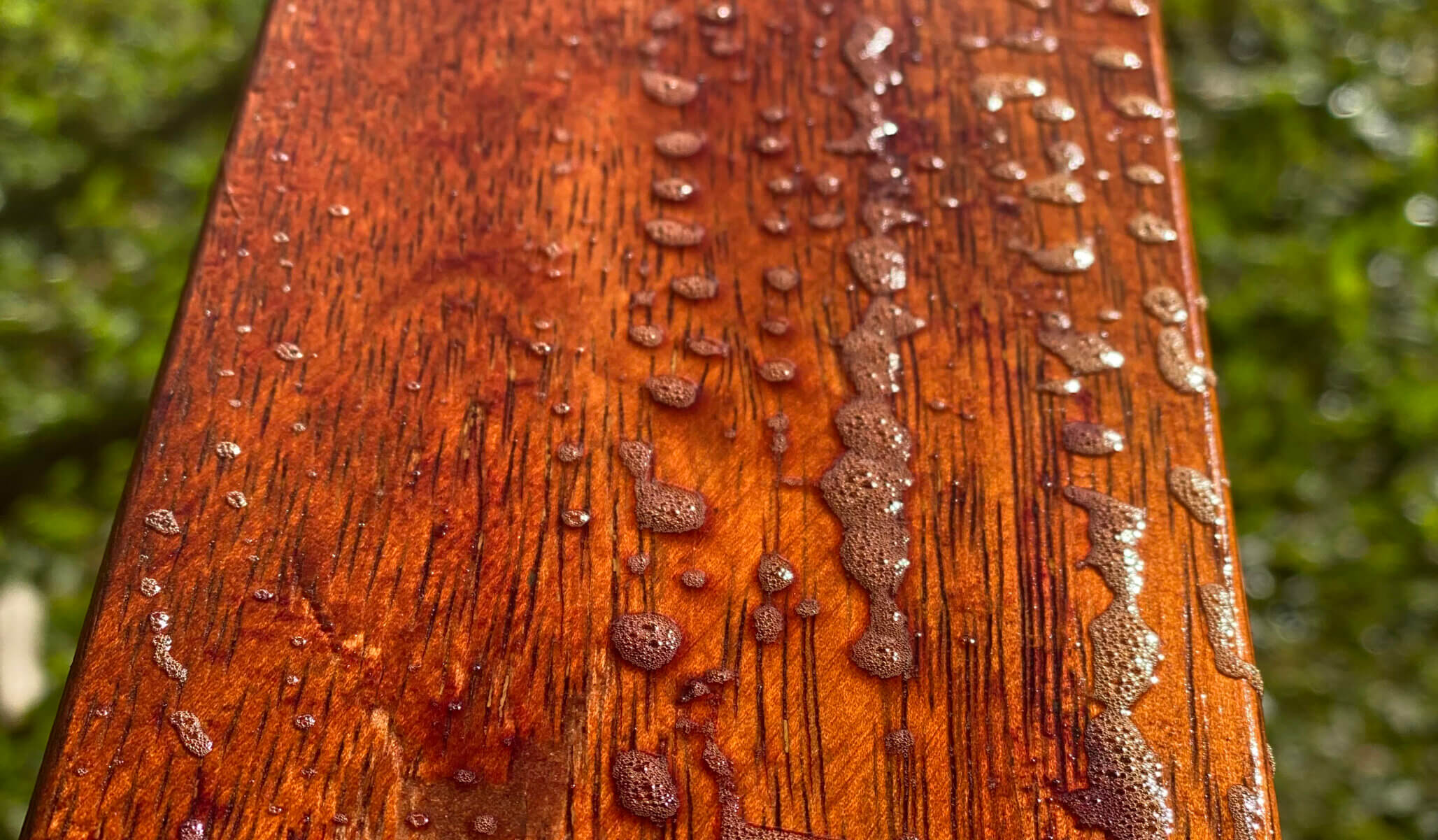 Remove tannin from timber. It is important! Equisol